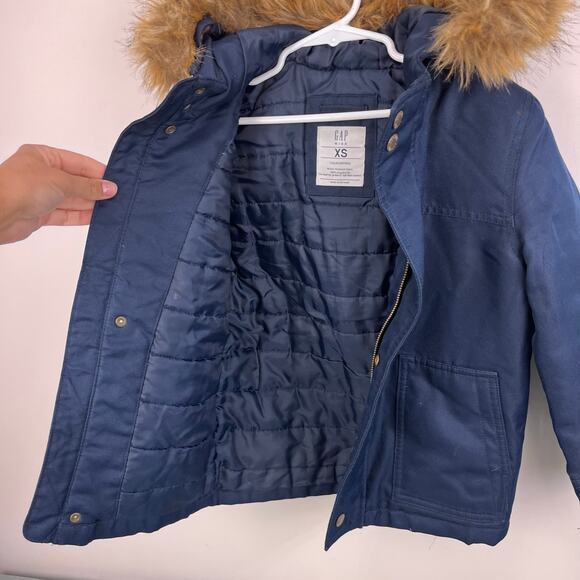 Gap Kids ColdControl Utility Parka Elysian Blue XS 4-5 - Picture 5 of 8